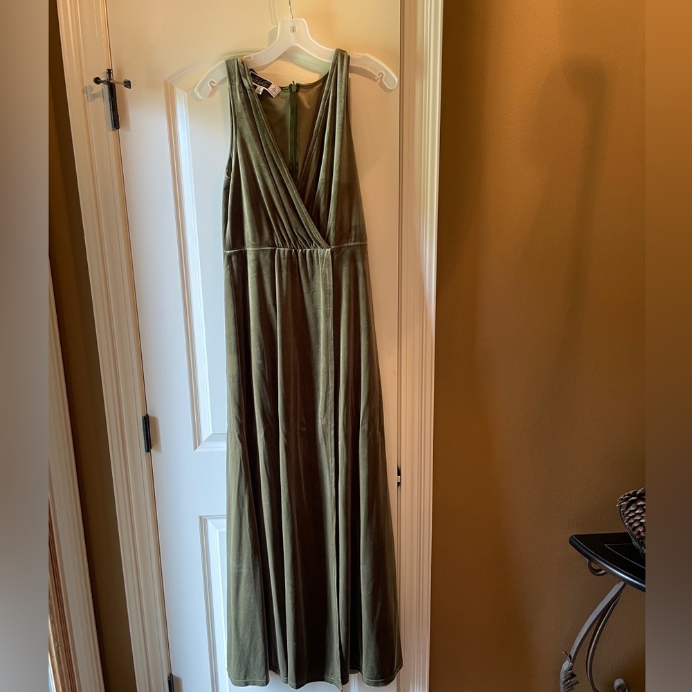 David’s Bridal Velvet Sleeveless Dress
